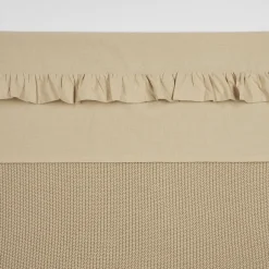 Meyco Baby Ledikantlaken Ruffle 100X150 Sand New