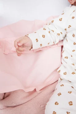 Meyco Baby Ledikantlaken Ruffle 100X150 Soft Pink Discount