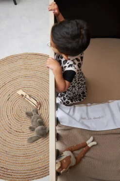 Meyco Baby Ledikantlaken Ssst...Ik Slaap!! 100X150 Sand New