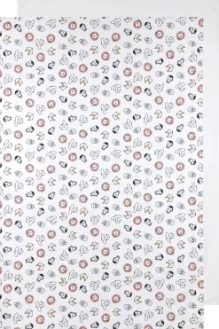 Meyco Baby Wieglaken Animal/Uni - Set Van 2 75X100C M Wit/Multi New