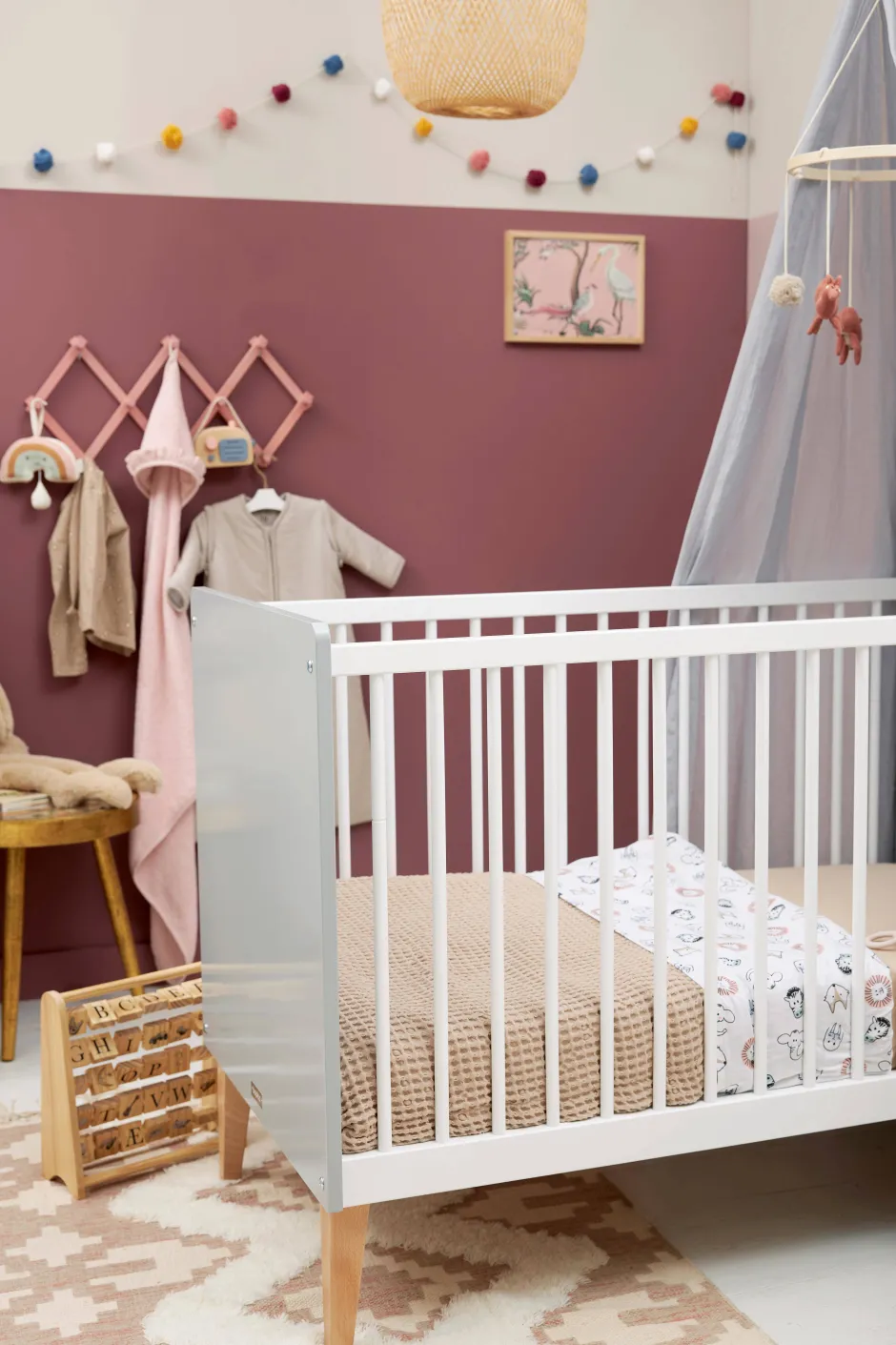 Meyco Baby Wieglaken Animal/Uni - Set Van 2 75X100C M Wit/Multi New