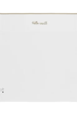Meyco Baby Wieglaken Hello World 75X100 Cm Sand Outlet