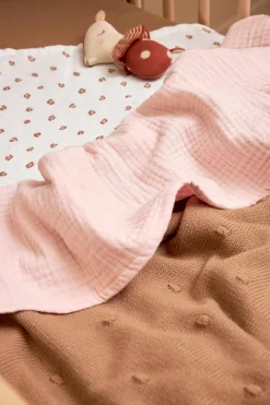 Meyco Hydrofiele Baby Ledikantlaken 100X150Cm Soft Pink Outlet