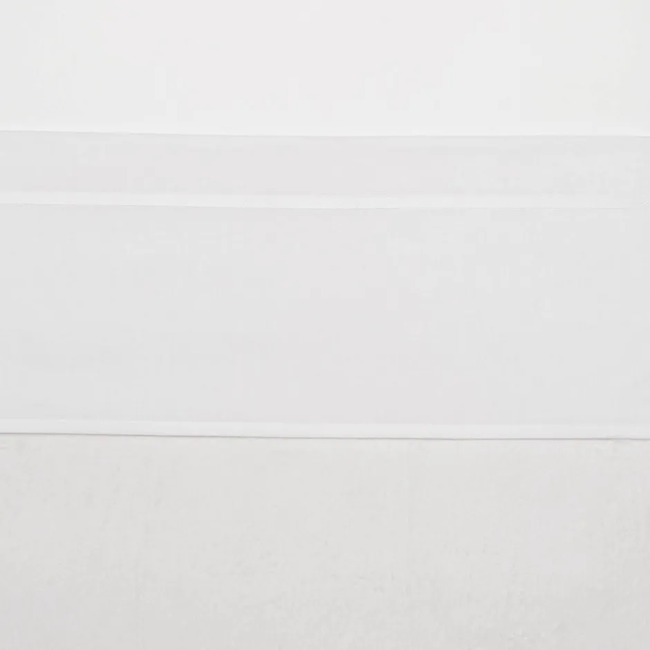 Meyco Ledikantlaken Met Bies 100X150 Cm Wit/Wit Online