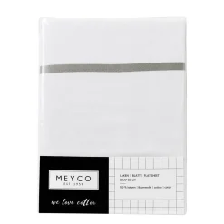 Meyco Wieglaken Met Bies 75X100 Cm Grijs New