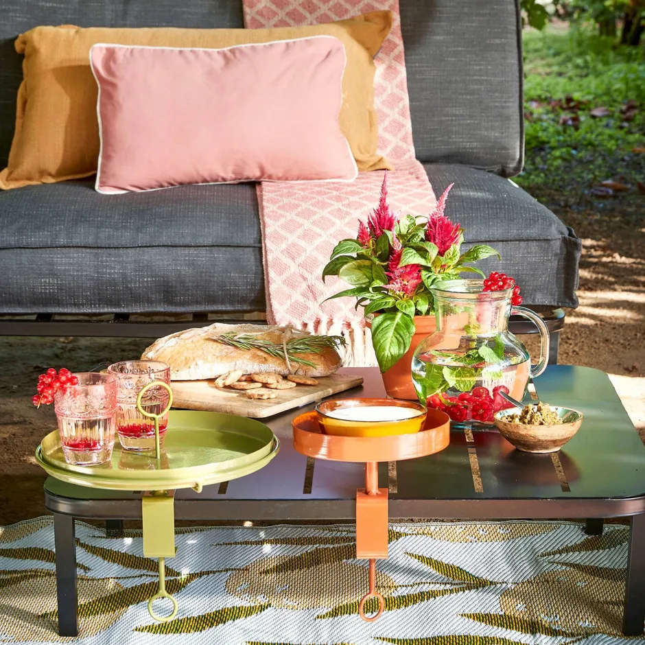 Mica Decorations Bijzettafel Aston Met Klem (O30,5 Cm)^ Tuintafels