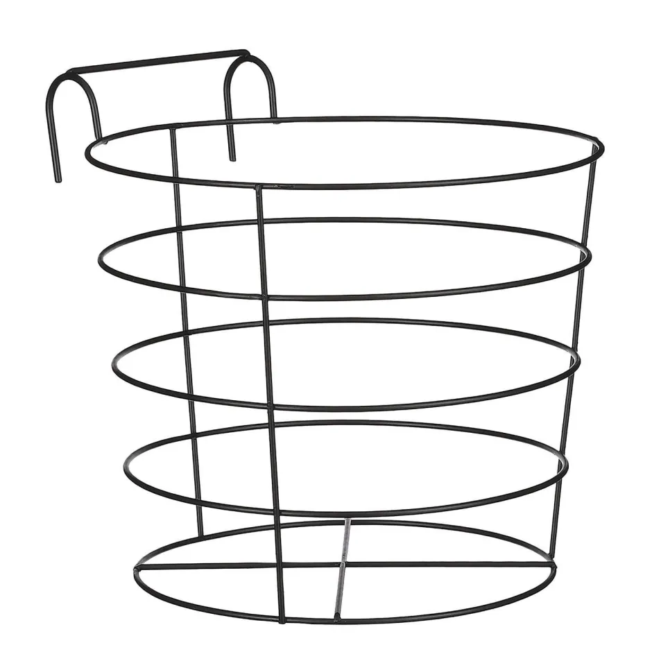 Mica Decorations Callee Mand Muurhanger Zwart - (L23,5Xb26Xh23,5 Cm)^ Bloempotten