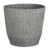 Mica Decorations Rio Bloempot Rond Grijs Terrazzo - (H28Xo31 Cm)^ Bloempotten
