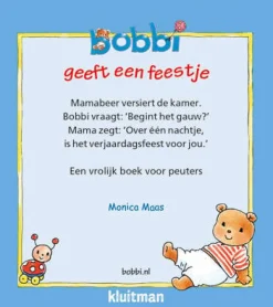 wehkamp Monica Maas Bobbi: Bobbi Geeft Een Feestje Uitdeelboekjes^ Kinderboeken