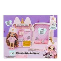 Na! Na! Na! Surprise 3-In-1 Speelset Met Rugzak, Slaapkamer En Britney Sparkles Met Eenhoornthema^ Poppen