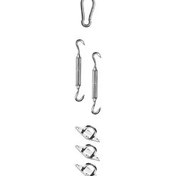 Nesling Complete Montage Set Voor Schaduwdoek Driehoek^ Schaduwdoeken