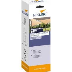 Nesling Complete Montage Set Voor Schaduwdoek Driehoek^ Schaduwdoeken