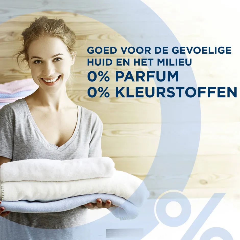 Neutral Parfumvrij Wit Waspoeder - 4 X 18 Wasbeurten - Voordeelverpakking - 72 Wasbeurten Best