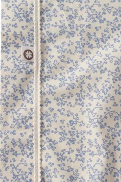 Noppies Botanical Poplin Ledikantlaken 110X140 Cm Colony Blue Outlet