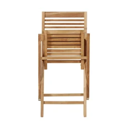 NOUS Garden Teak Bistrostoel Bandung (Set Van 2)^ Tuinstoelen
