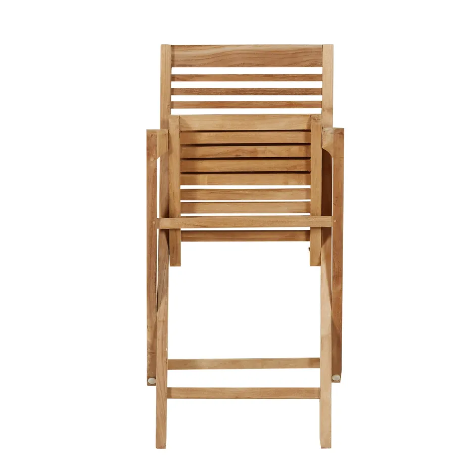 NOUS Garden Teak Bistrostoel Bandung (Set Van 2)^ Tuinstoelen