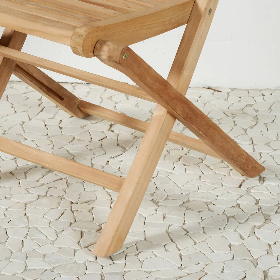 NOUS Garden Teak Bistrostoel Bandung (Set Van 2)^ Tuinstoelen