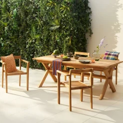 NOUS Garden Teak Tuinstoel Bromo (Set Van 2)^ Tuinstoelen