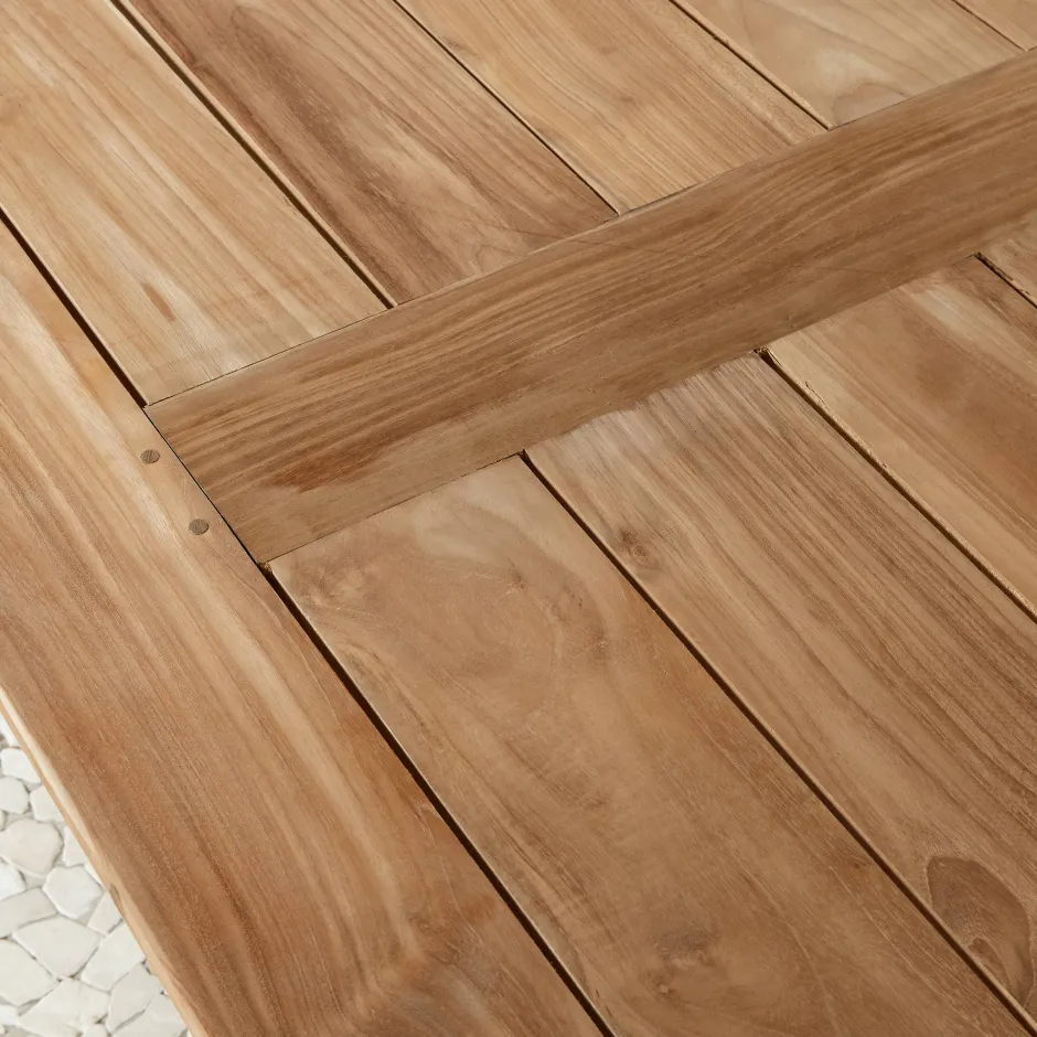 NOUS Garden Teak Tuintafel Tautan (200X100 Cm)^ Tuintafels