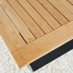 NOUS Garden Teak Tuintafel Beira (120X80 Cm)^ Tuintafels