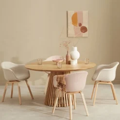 NOUS Living Eetkamertafel Sansa ( 140 Cm) Hot