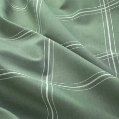 NOUS Living Katoenen Dekbedovertrek 2 Persoons Line Check (200X220 Cm) Sale