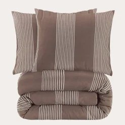NOUS Living Katoenen Dekbedovertrek Lits-Jumeaux Wide Stripe (240X220 Cm) Online