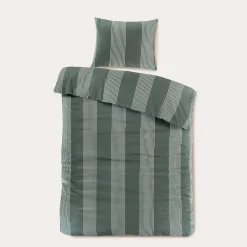 NOUS Living Katoenen Dekbedovertrek 1 Persoons Wide Stripe (140X220 Cm) Best