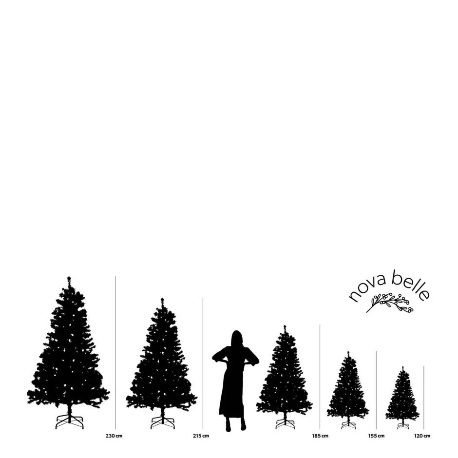 Nova Belle Verlichte Kerstboom Noble Fir (H215 X O127 Cm) Sale