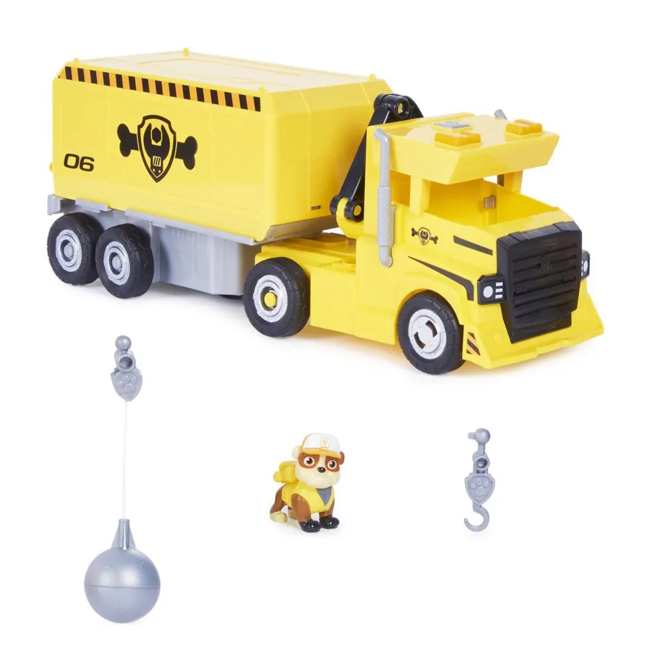 Paw Patrol Big Truck Pups - Rubble'S Mega Truck^ Houten Speelgoed