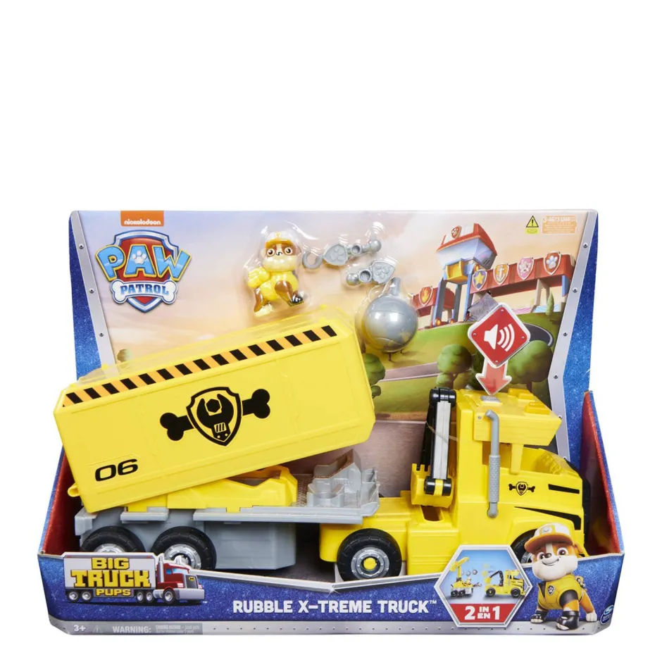 Paw Patrol Big Truck Pups - Rubble'S Mega Truck^ Houten Speelgoed