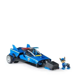 Paw Patrol The Mighty Movie Chase'S Transformerende Raceauto Met Licht En Geluid Met Chase^ Speelgoedvoertuigen