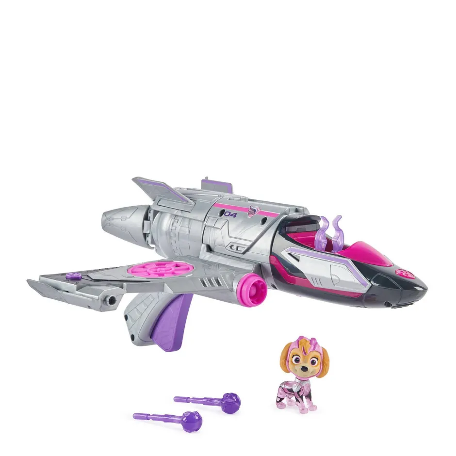 Paw Patrol The Mighty Movie Transformerende Skyes Vliegtuig Met Licht En Geluid^ Speelgoedvoertuigen