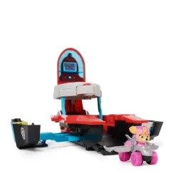 Paw Patrol The Mighty Movie Pup Squad Transformerend Vliegdekschip Hoofdkwartier^ Speelgoedvoertuigen