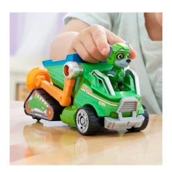 Paw Patrol The Mighty Movie Vuilniswagen Met Rocky Actiefiguur Licht En Geluid^ Speelgoedvoertuigen