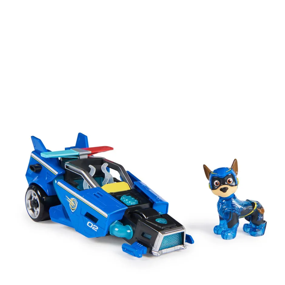 Paw Patrol The Mighty Movie Politiewagen Met Chase-Actiefiguur Licht En Geluid^ Speelgoedvoertuigen