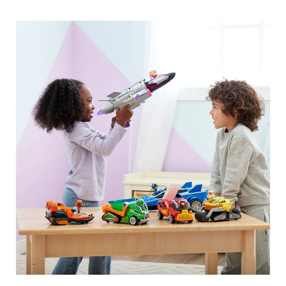 Paw Patrol The Mighty Movie Politiewagen Met Chase-Actiefiguur Licht En Geluid^ Speelgoedvoertuigen