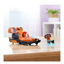 Paw Patrol The Mighty Movie Hovercraft Met Zuma-Actiefiguur Licht En Geluid^ Speelgoedvoertuigen
