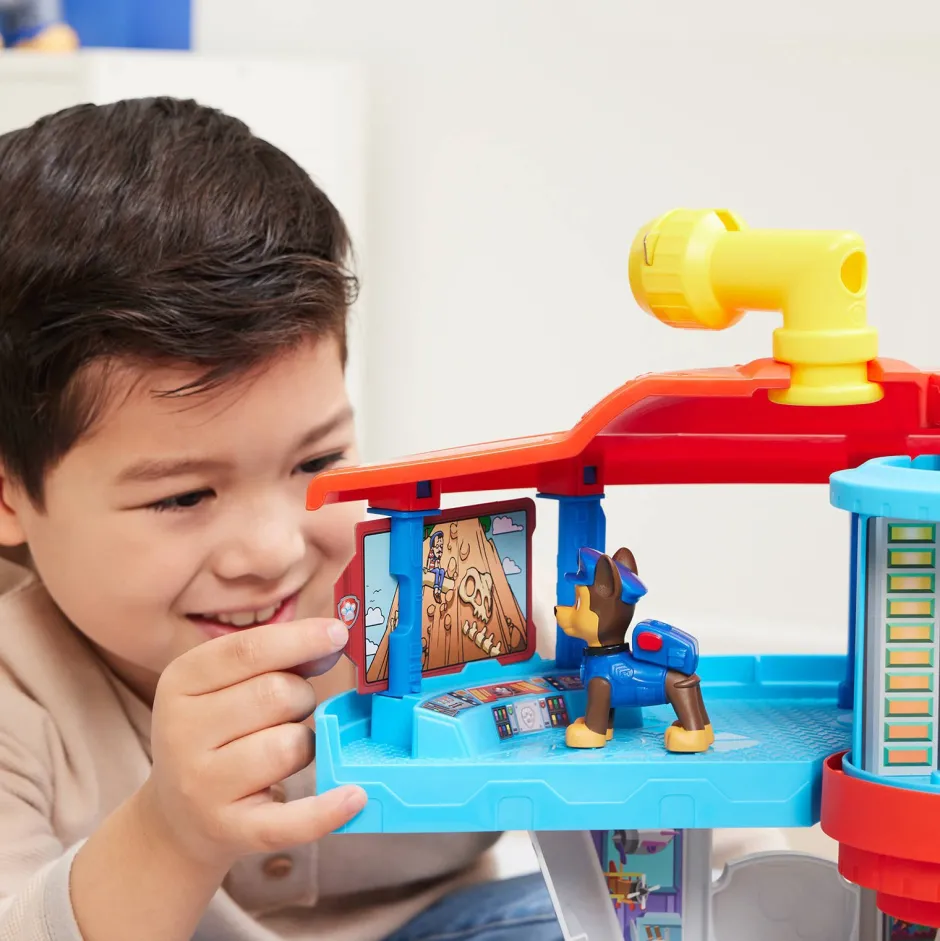 Paw Patrol Uitkijktoren Met Voertuigwerper 2 Chase-Actiefiguren De Politieauto Van Chase En Accessoires^ Speelgoedvoertuigen