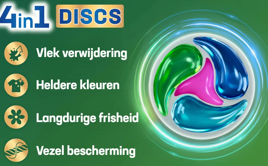 Persil Discs Color Doy - Wascapsules - Voordeelverpakking - 5 X 24 Wasbeurten - 120 Wasbeurten New