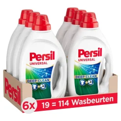 Persil Gel Universal - Vloeibaar Wasmiddel - Universal - Voordeelverpakking - 6 X 19 Wasbeurten - 114 Wasbeurten Discount