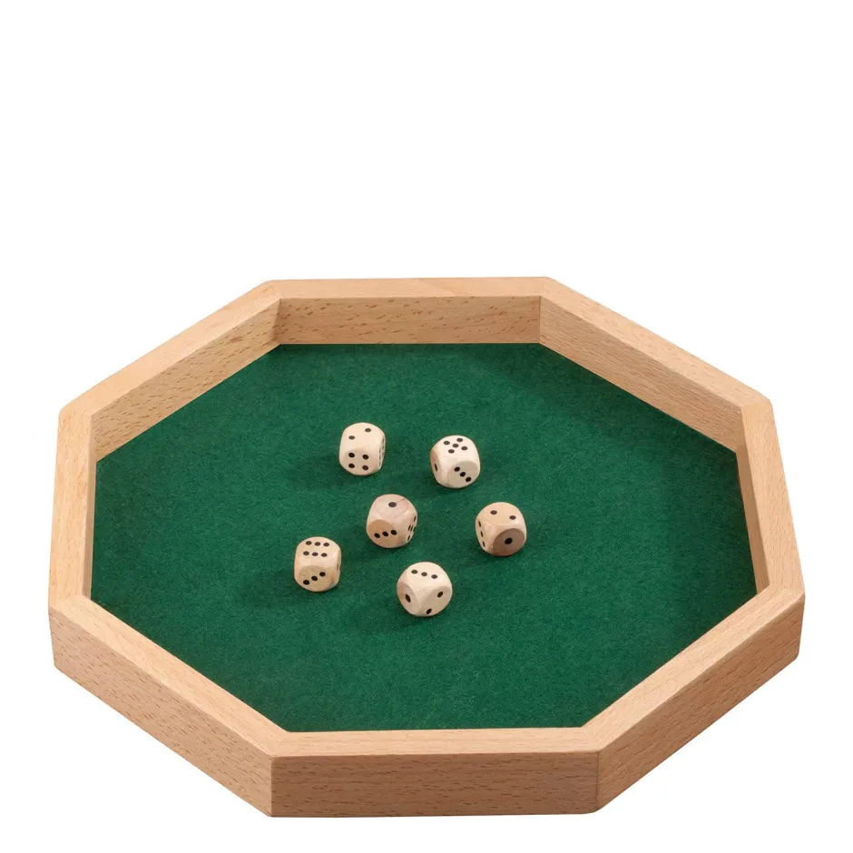 Philos Octagon Dobbelpiste (28Cm) Dobbelspel^ Dobbelspellen