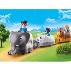 Playmobil 1-2-3 Dierentrein 70405^ Peuterspeelgoed