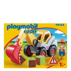 Playmobil 1-2-3 Graaflader 70125^ Peuterspeelgoed