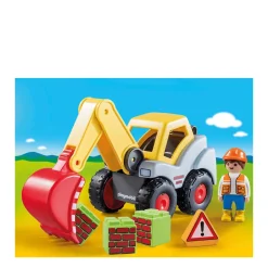 Playmobil 1-2-3 Graaflader 70125^ Peuterspeelgoed