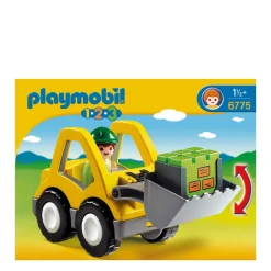Playmobil 1-2-3 Graafmachine Met Werkman 6775^ Peuterspeelgoed