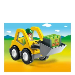 Playmobil 1-2-3 Graafmachine Met Werkman 6775^ Peuterspeelgoed