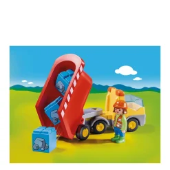 Playmobil 1-2-3 Kiepwagen 70126^ Peuterspeelgoed