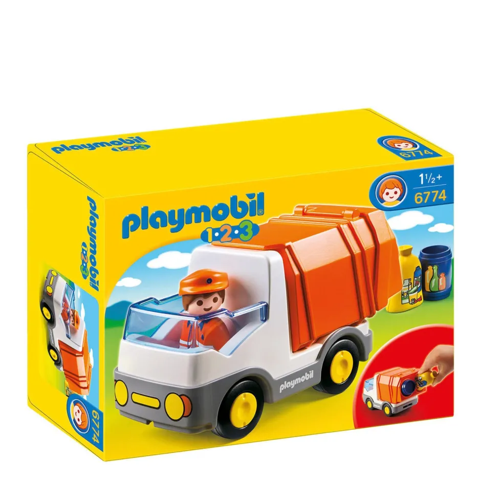 Playmobil 1-2-3 Vuilniswagen 6774^ Peuterspeelgoed