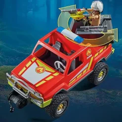 Playmobil City Action Brandweerwagen - 71194^ Houten Speelgoed
